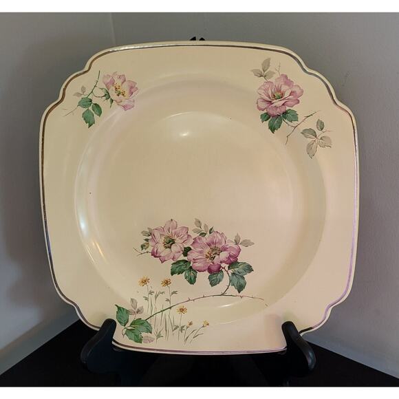 Vintage Homer Laughlin Century Briar Rose Dinner Plate, Undamaged, Rare - Picture 1 of 9